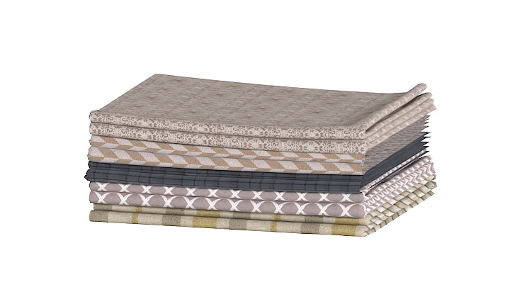 渲染模型_被单001