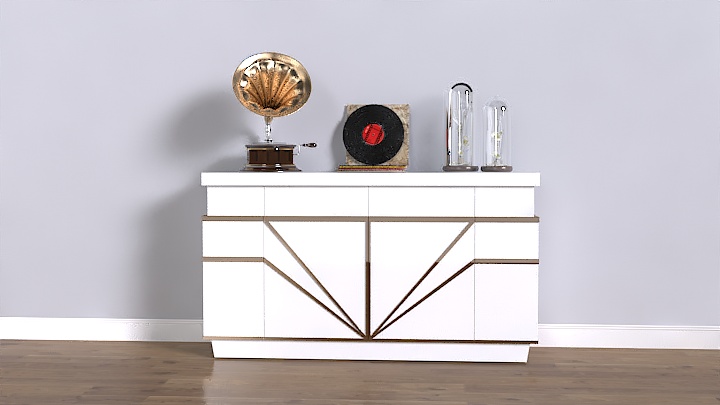 渲染模型_装饰品和鞋柜004