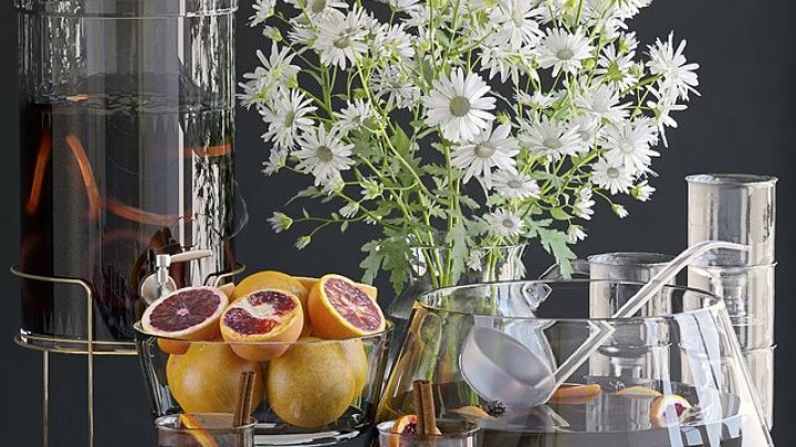 渲染模型_装饰套装019