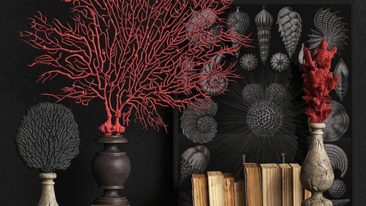 渲染模型_装饰套装024