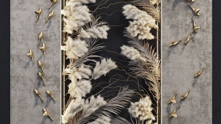 渲染模型_装饰板042