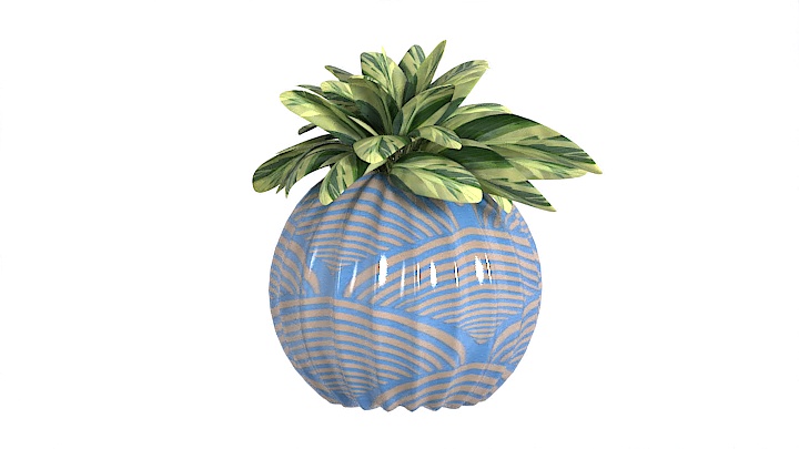 渲染模型_装饰植物036