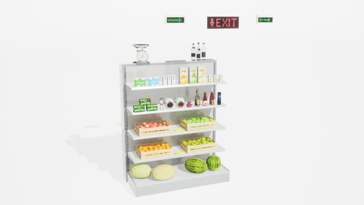 渲染模型_货架092