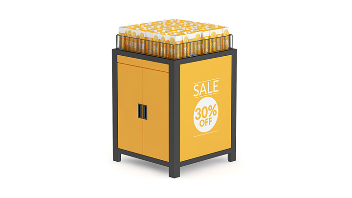 渲染模型_超市展示架008