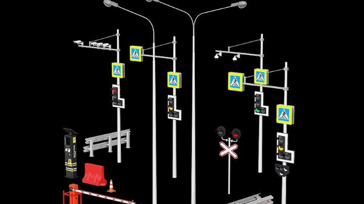 渲染模型_路灯044