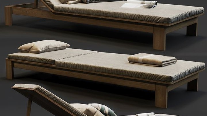 渲染模型_躺椅081