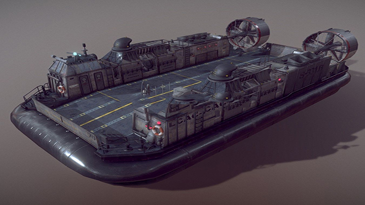 渲染模型_运输船001