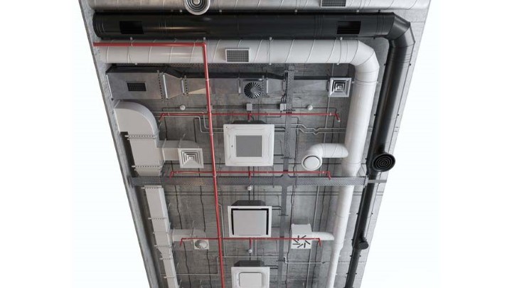 渲染模型_通风管道007