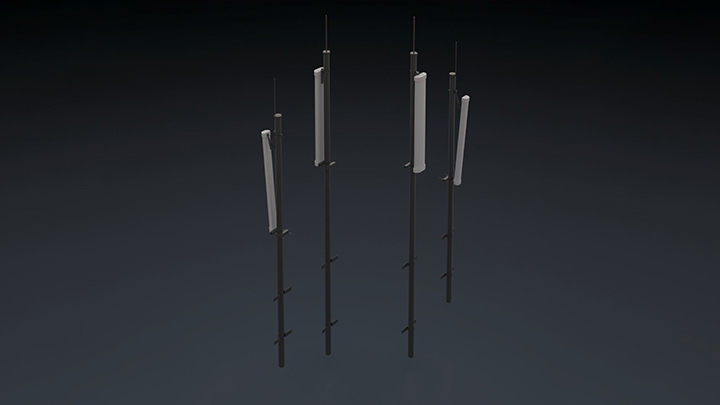 渲染模型_避雷针001