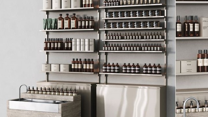 渲染模型_酒柜047