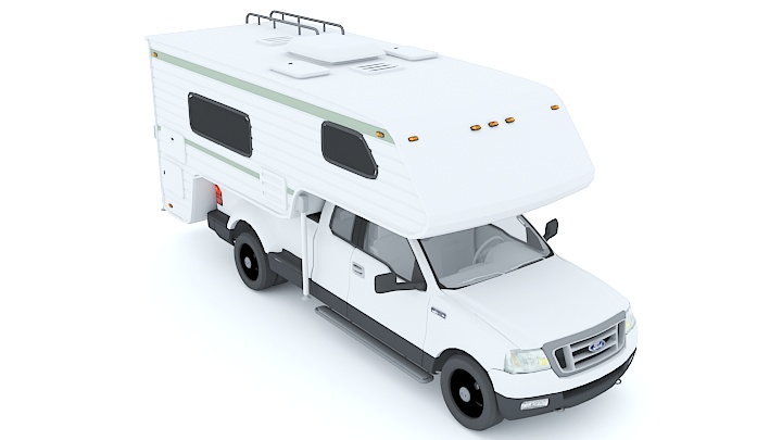 渲染模型_野营车001