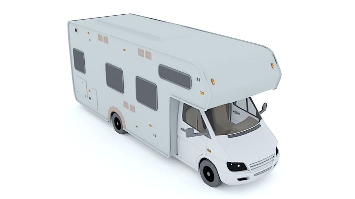 渲染模型_野营车002