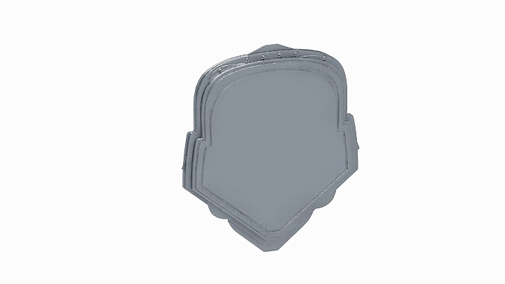 渲染模型_铁盾牌006