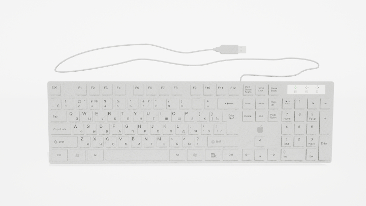 渲染模型_键盘017