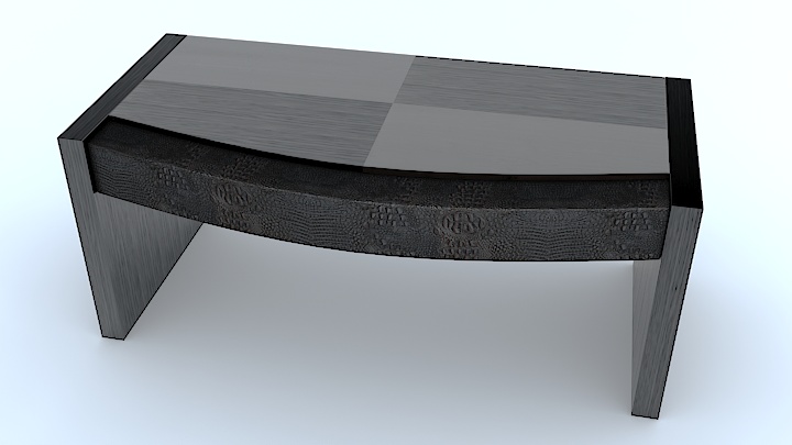 渲染模型_长凳034