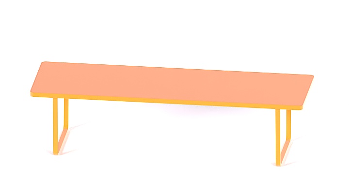 渲染模型_长凳036