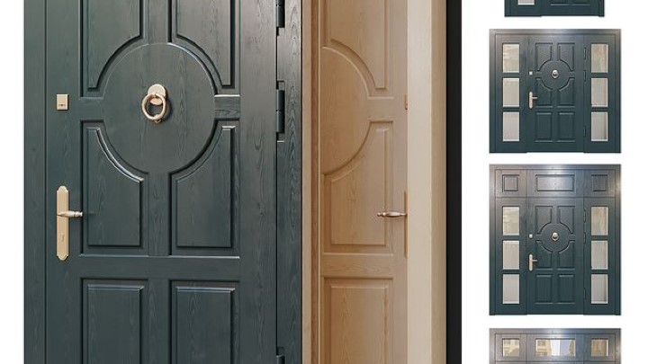 渲染模型_门1010