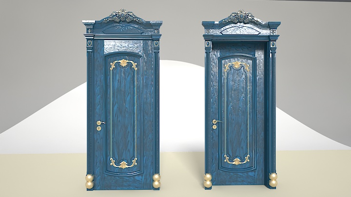 渲染模型_门1026