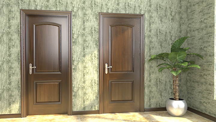 渲染模型_门1027