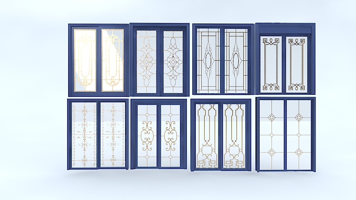 渲染模型_门1034