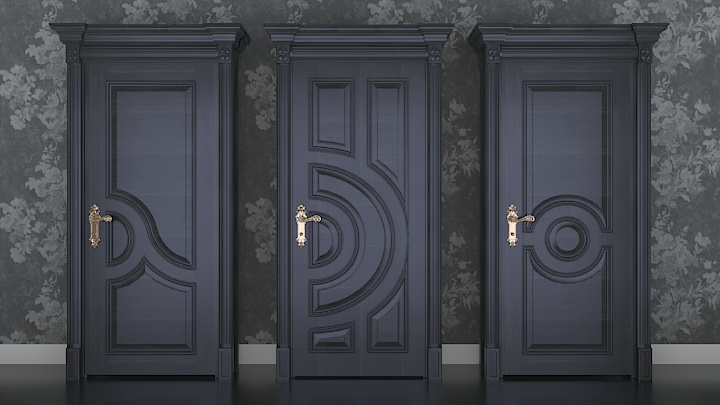 渲染模型_门1035