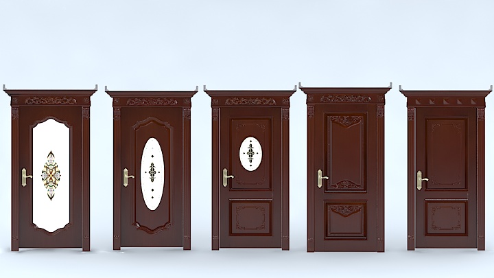 渲染模型_门1036