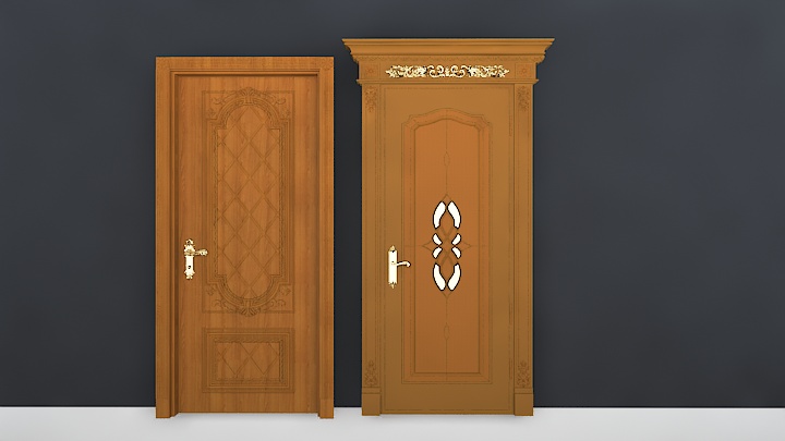 渲染模型_门1046