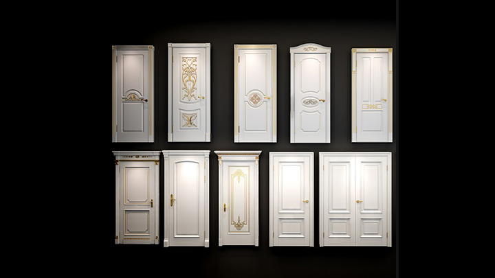 渲染模型_门1054