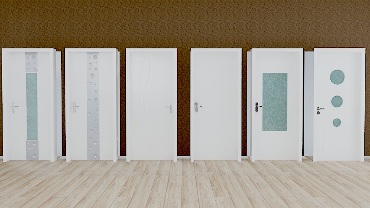 渲染模型_门1063