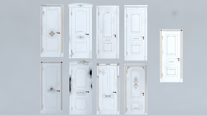 渲染模型_门1081