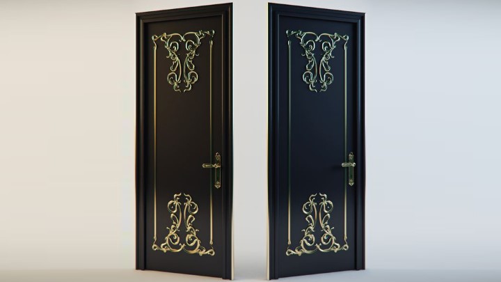 渲染模型_门1105