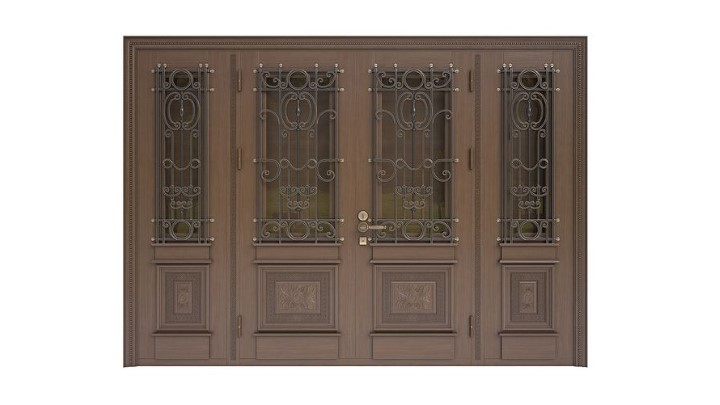 渲染模型_门1117