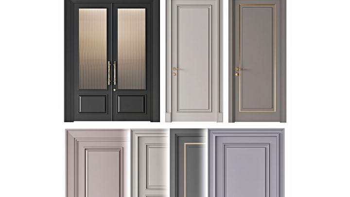 渲染模型_门1140