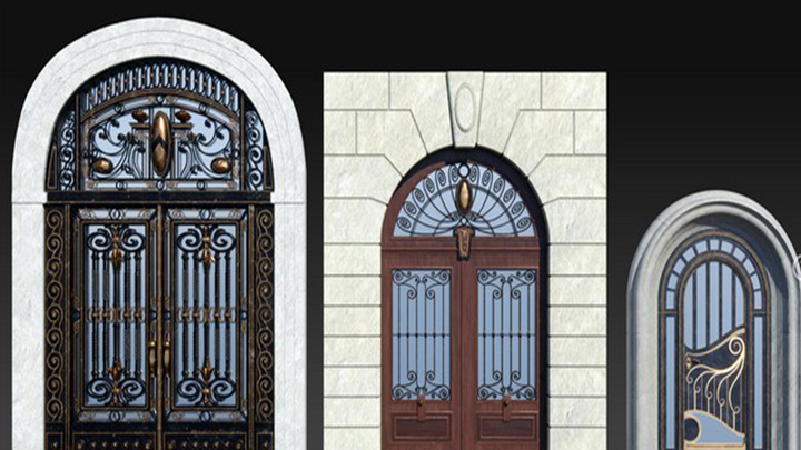 渲染模型_门1146