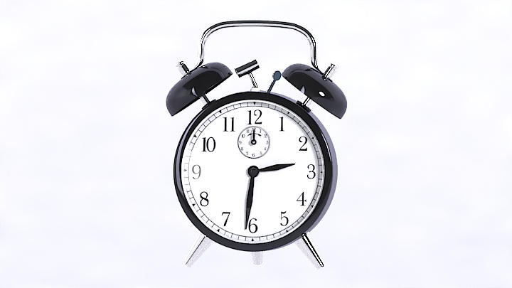 渲染模型_闹钟016