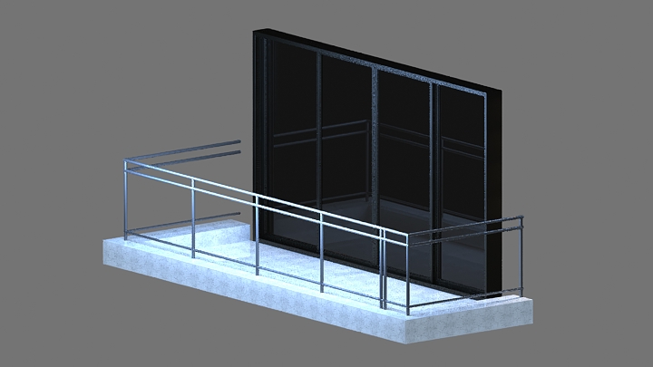 渲染模型_阳台002