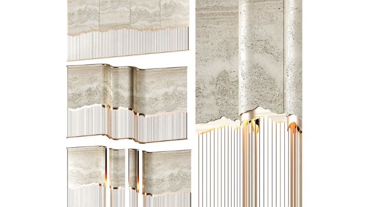 渲染模型_隔断004