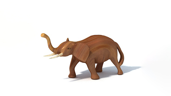 渲染模型_非洲饰品007