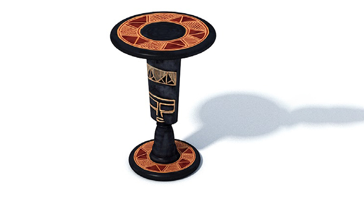 渲染模型_非洲饰品040