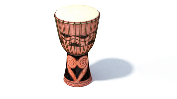 渲染模型_非洲饰品055