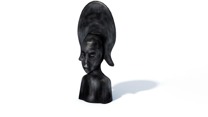 渲染模型_非洲饰品078