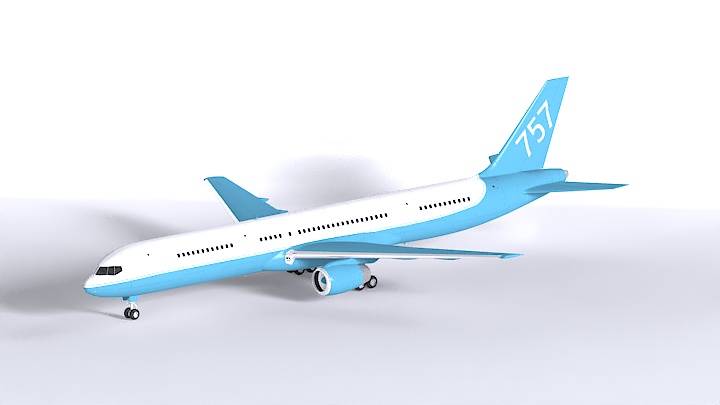 渲染模型_飞机042