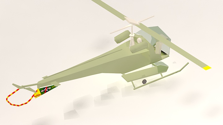 渲染模型_飞机048