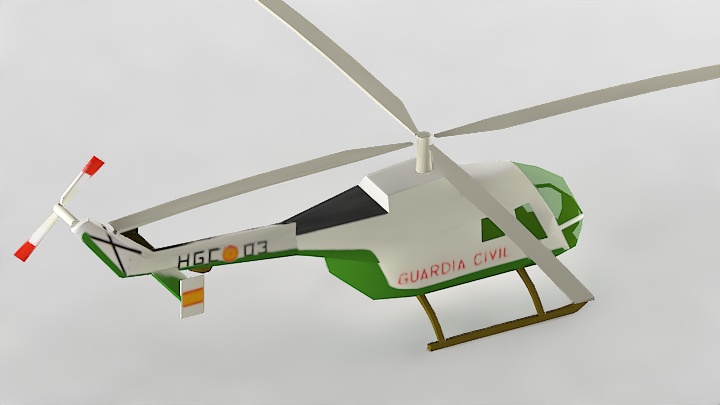 渲染模型_飞机054