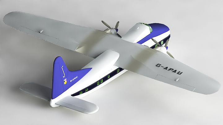 渲染模型_飞机056