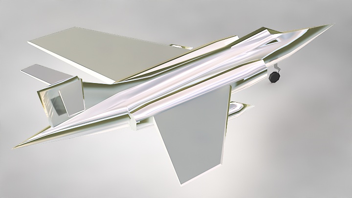 渲染模型_飞机057