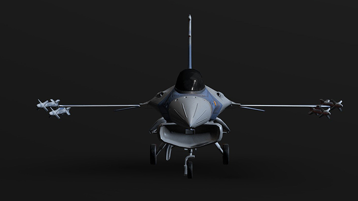 渲染模型_飞机062