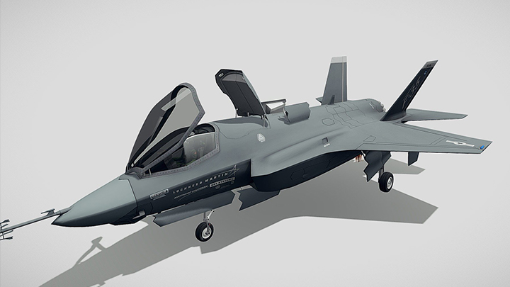 渲染模型_飞机063