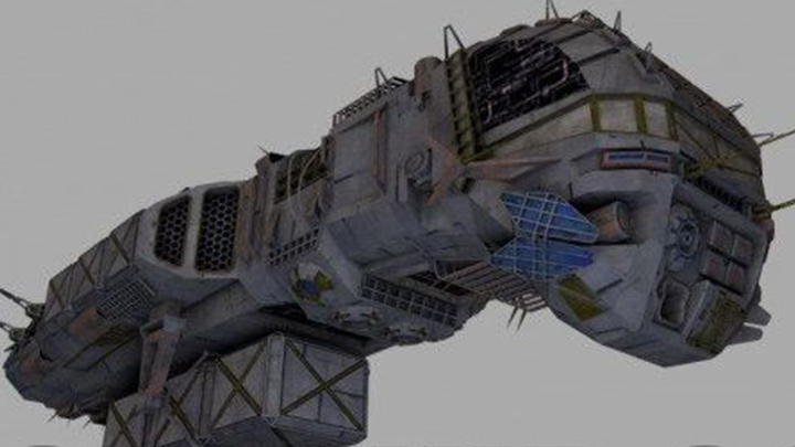 渲染模型_飞船004