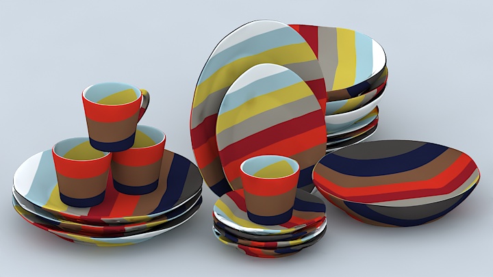 渲染模型_餐具186